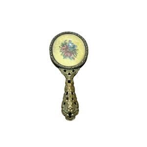 Ornate Small Hand/Purse Mirror